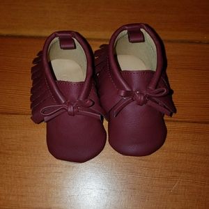 Burgundy mocs